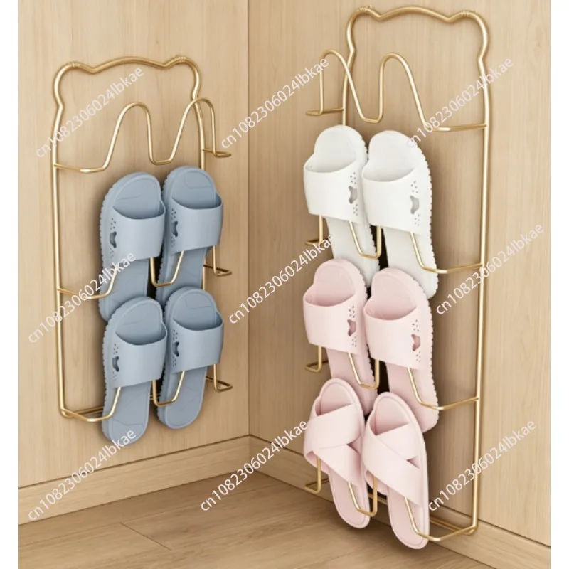 Four-tier iron art no-drill storage rack - bathroom & living room organizer for slippers, towels, and more
Four-tier iron art no-drill storage rack - bathroom & living room organizer for slippers, towels, and more