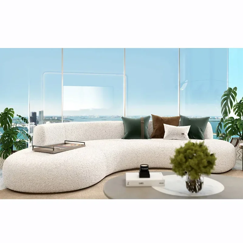 Italian Minimalist Office Reception Sofa Set New Curved velvet Fabric Sofa Creamy Small Living Room Furniture
Italian Minimalist Office Reception Sofa Set New Curved velvet Fabric Sofa Creamy Small Living Room Furniture