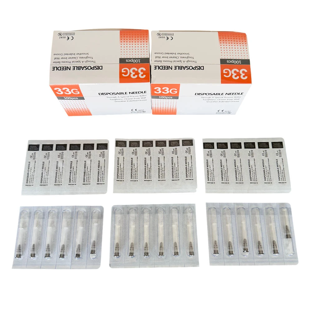 100Pcs/Box Black 33G 4MM 6MM 8MM 13MM Painless Needle Utrafine Beauty Meso Needle Sterile Disposabel Tattoo Needle
100Pcs/Box Black 33G 4MM 6MM 8MM 13MM Painless Needle Utrafine Beauty Meso Needle Sterile Disposabel Tattoo Needle