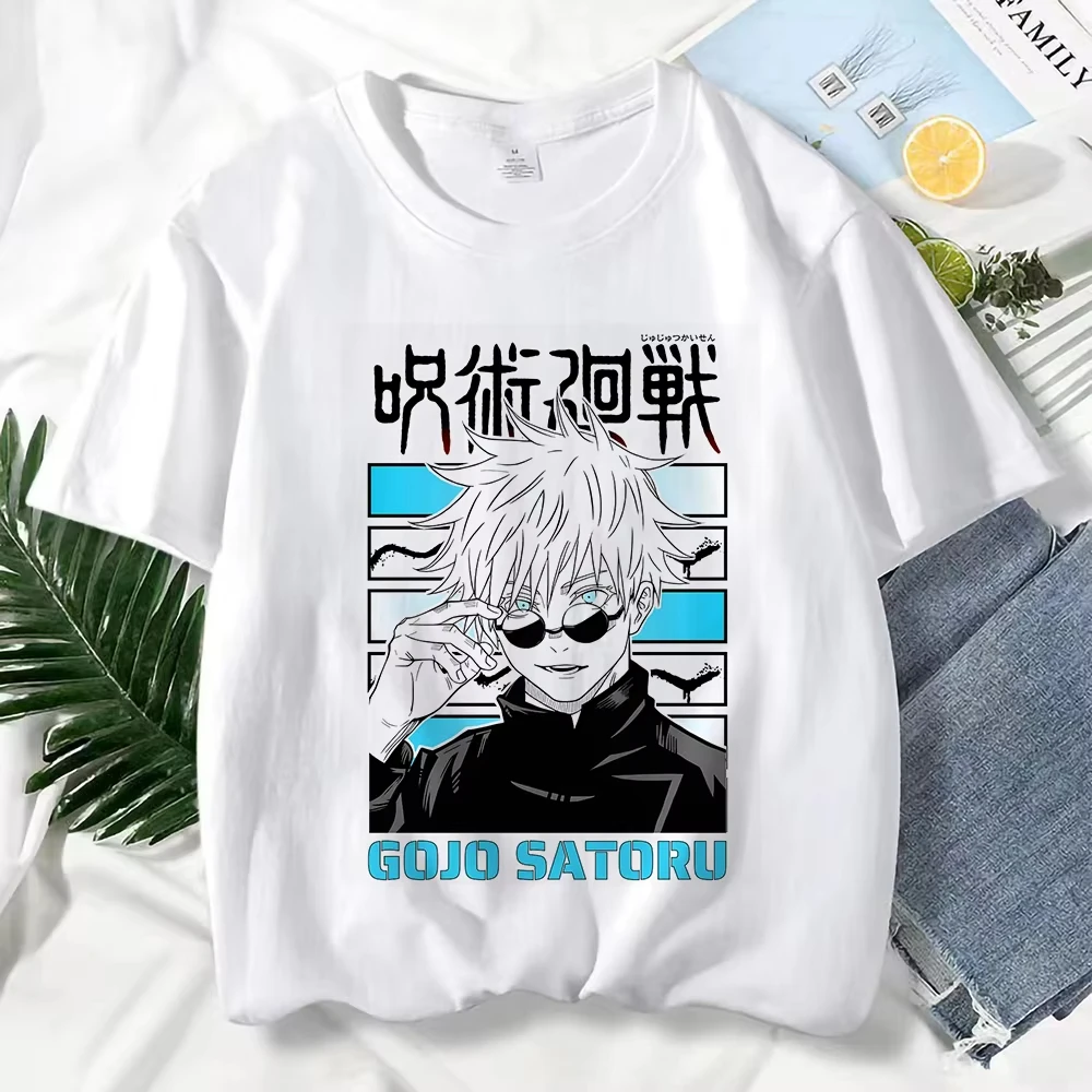 Hot Japanese Anime T Shirt for Men Gojo Satoru Print Graphic T Shirts Unisex Harajuku Fashion Casual Short Sleeve Tee
Hot Japanese Anime T Shirt for Men Gojo Satoru Print Graphic T Shirts Unisex Harajuku Fashion Casual Short Sleeve Tee