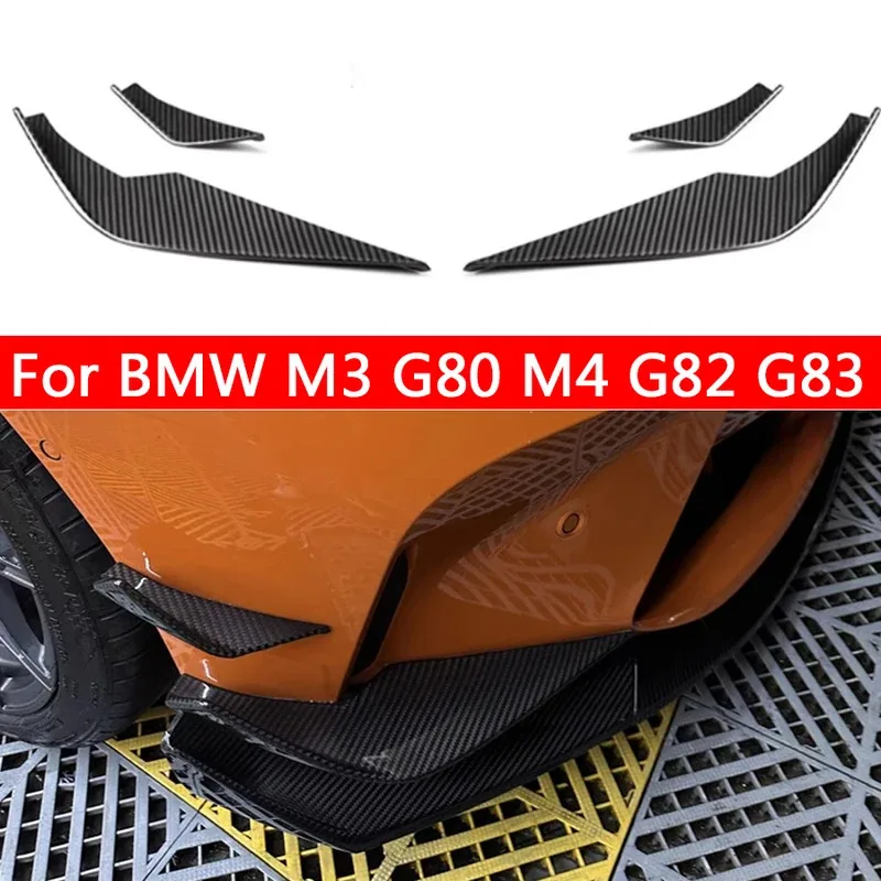For BMW M3 G80 M4 G82 G83 Carbon Fiber Car Front Bumper Wind knife Splitter Spoiler Canard Air Knife Surround Trim VS Style
For BMW M3 G80 M4 G82 G83 Carbon Fiber Car Front Bumper Wind knife Splitter Spoiler Canard Air Knife Surround Trim VS Style