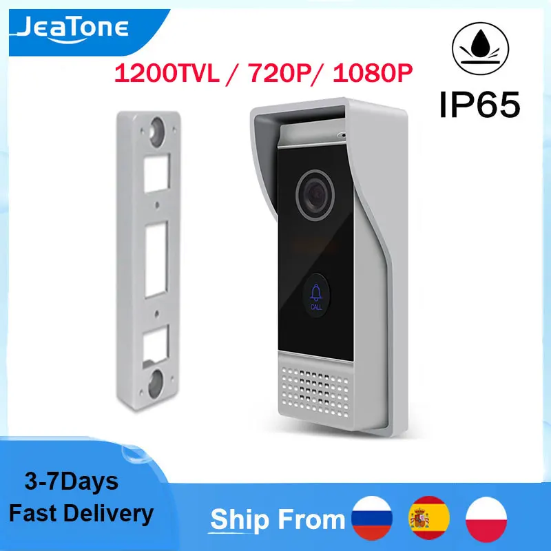 JeaTone Камера видеодомофона 1080P с широким углом обзора 110 ° IP65 Водонепроницаемый видеодомофон в частном доме bell
JeaTone Камера видеодомофона 1080P с широким углом обзора 110 ° IP65 Водонепроницаемый видеодомофон в частном доме bell