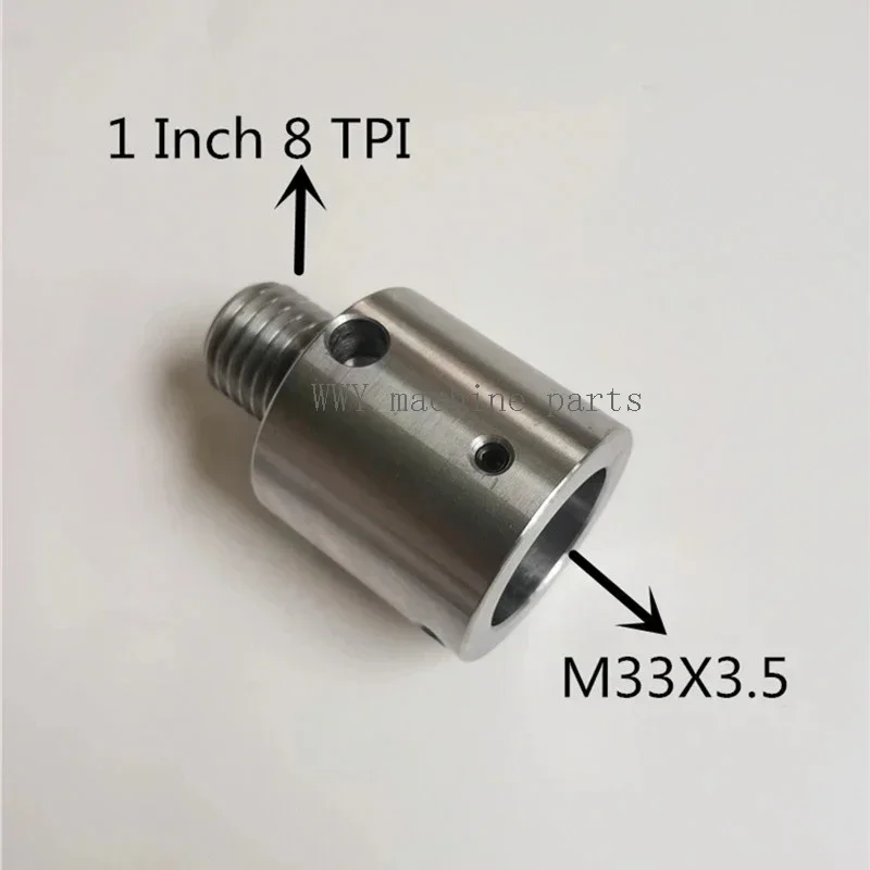 Adapter 1" 8TPI to M33 X 3.5 For Wood Lathe Chuck Converts Turning Tools Lathe Headstock Spindle Adapter
Adapter 1" 8TPI to M33 X 3.5 For Wood Lathe Chuck Converts Turning Tools Lathe Headstock Spindle Adapter