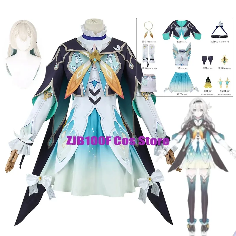 Firefly Cosplay Game Honkai: Star Rail Costume Doujin Firefly Wig DRESSES Set Hallowen Party Play Outfit for Women
Firefly Cosplay Game Honkai: Star Rail Costume Doujin Firefly Wig DRESSES Set Hallowen Party Play Outfit for Women