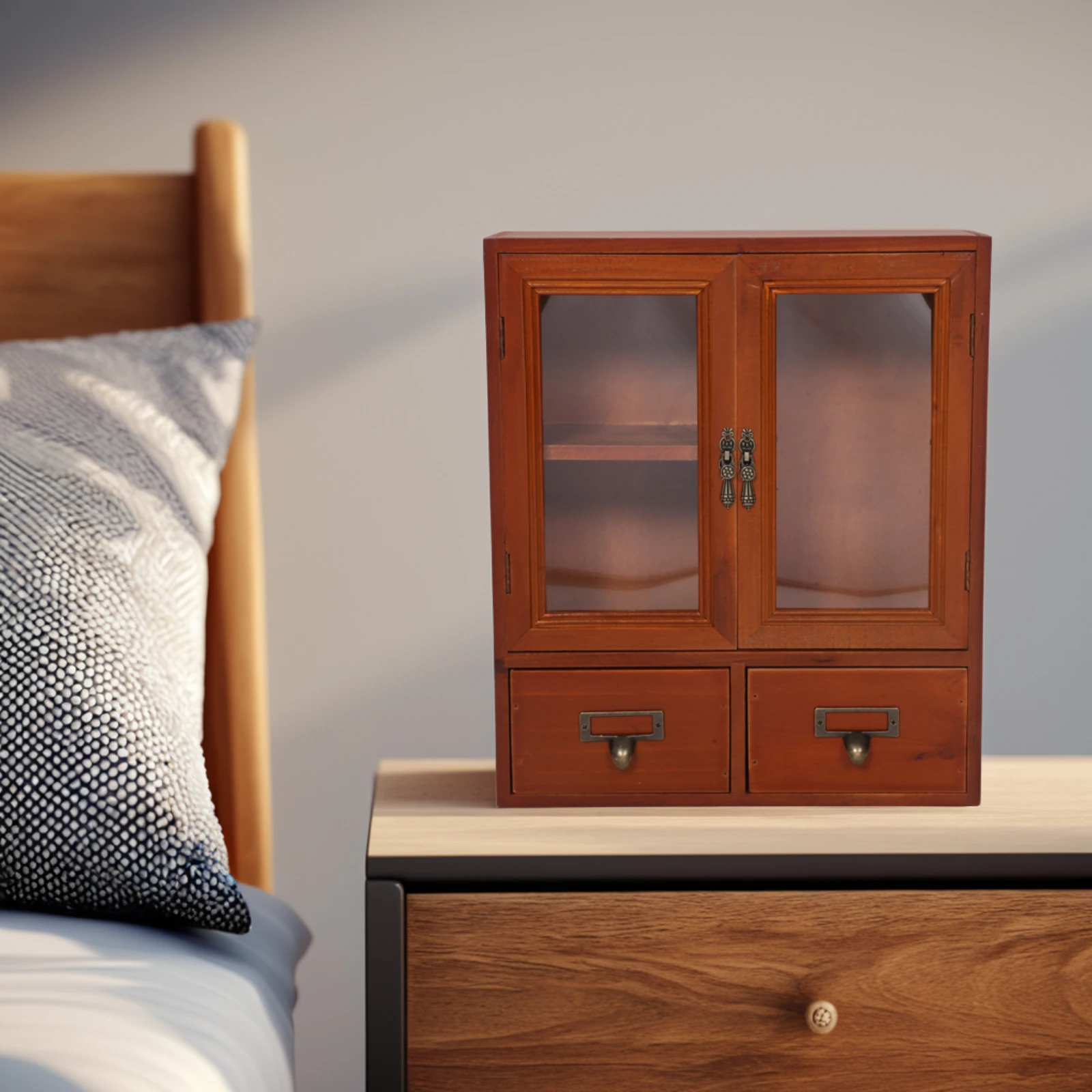 Wall Cabinet Retro Blue Double Doors Wooden Storage Box Space Saving Countertop ganizer Kitchen Furniture Durability
Wall Cabinet Retro Blue Double Doors Wooden Storage Box Space Saving Countertop ganizer Kitchen Furniture Durability