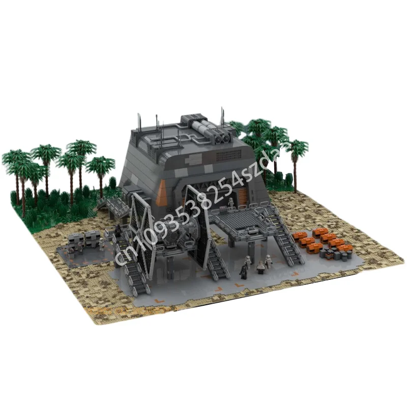 6991 шт. MOC научно-фантастический фильм (ЗВЕЗДЫЙ БАТЛ) бронированный бункер на скарифте с посадочной платформой, модель здания, подарочная игрушка для мальчика
6991 шт. MOC научно-фантастический фильм (ЗВЕЗДЫЙ БАТЛ) бронированный бункер на скарифте с посадочной платформой, модель здания, подарочная игрушка для мальчика