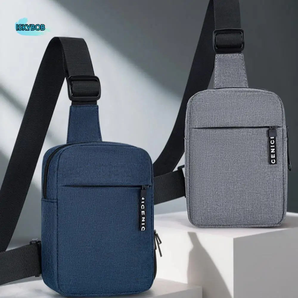 Oxford Men's Chest Bag Solid Color Multifunctional Shoulder Crossbody Bag Adjustable Shoulder Korean Style Sports Waist Bag
Oxford Men's Chest Bag Solid Color Multifunctional Shoulder Crossbody Bag Adjustable Shoulder Korean Style Sports Waist Bag