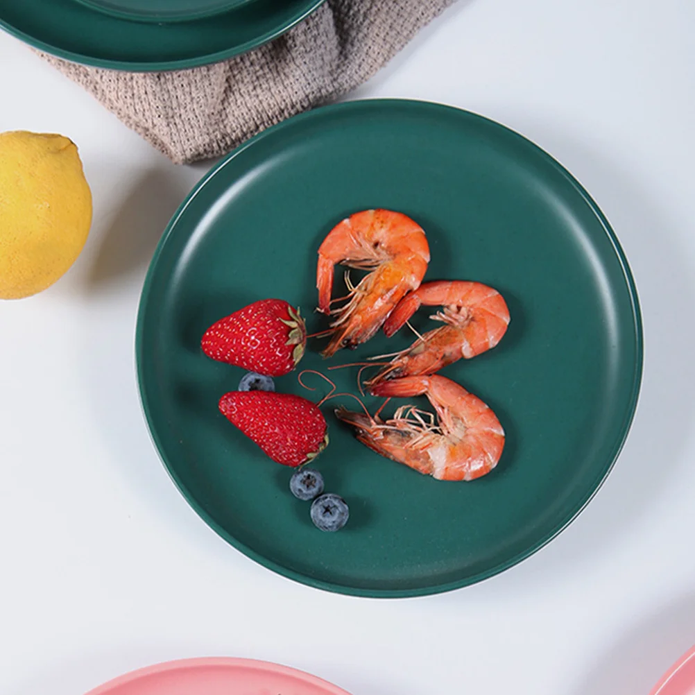 1Pcs Coloured Glazed Ceramic Plate 6 Inch Dark Green Round Fine Craftsmanship Microwave Safe for Steak Pizza Pasta Salad Western
1Pcs Coloured Glazed Ceramic Plate 6 Inch Dark Green Round Fine Craftsmanship Microwave Safe for Steak Pizza Pasta Salad Western