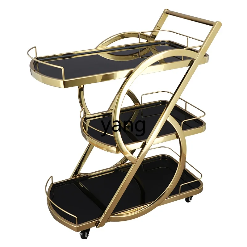 LH hotel food delivery cart, luxury wine, three-layer tempered glass private room, tea trolley
LH hotel food delivery cart, luxury wine, three-layer tempered glass private room, tea trolley