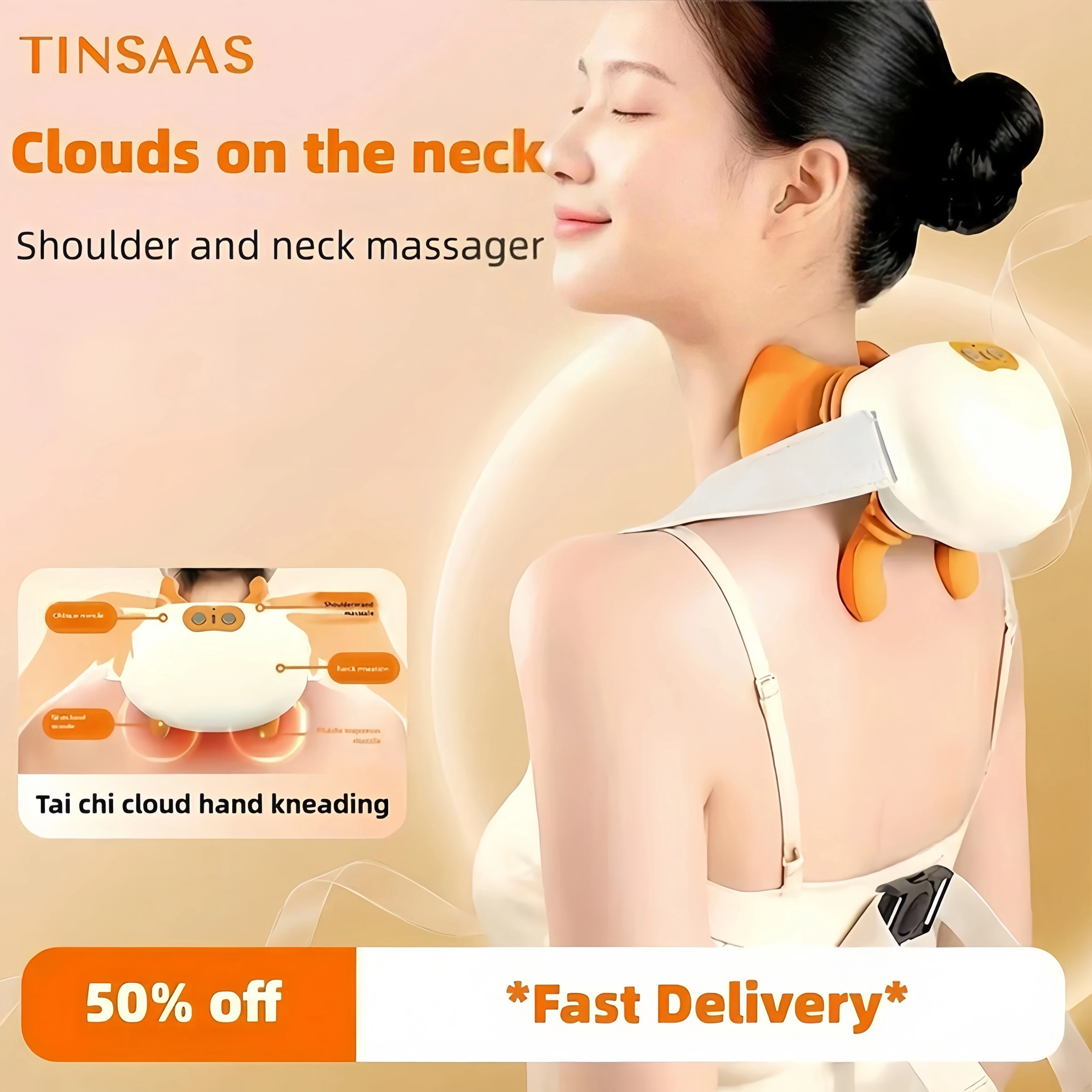Rechargeable Electric Neck Shoulder Cervical Massager for Hand Leg Body Muscle Fatigue Relief Simulated Real Hand Knead
Rechargeable Electric Neck Shoulder Cervical Massager for Hand Leg Body Muscle Fatigue Relief Simulated Real Hand Knead