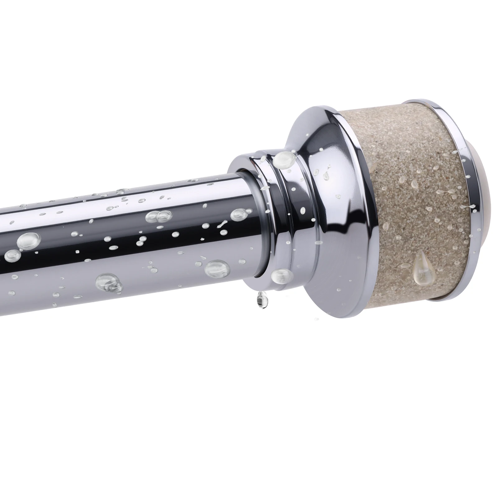 Modern iron long adjustable telescopic shower curtain rod with corner design, no drilling required
Modern iron long adjustable telescopic shower curtain rod with corner design, no drilling required