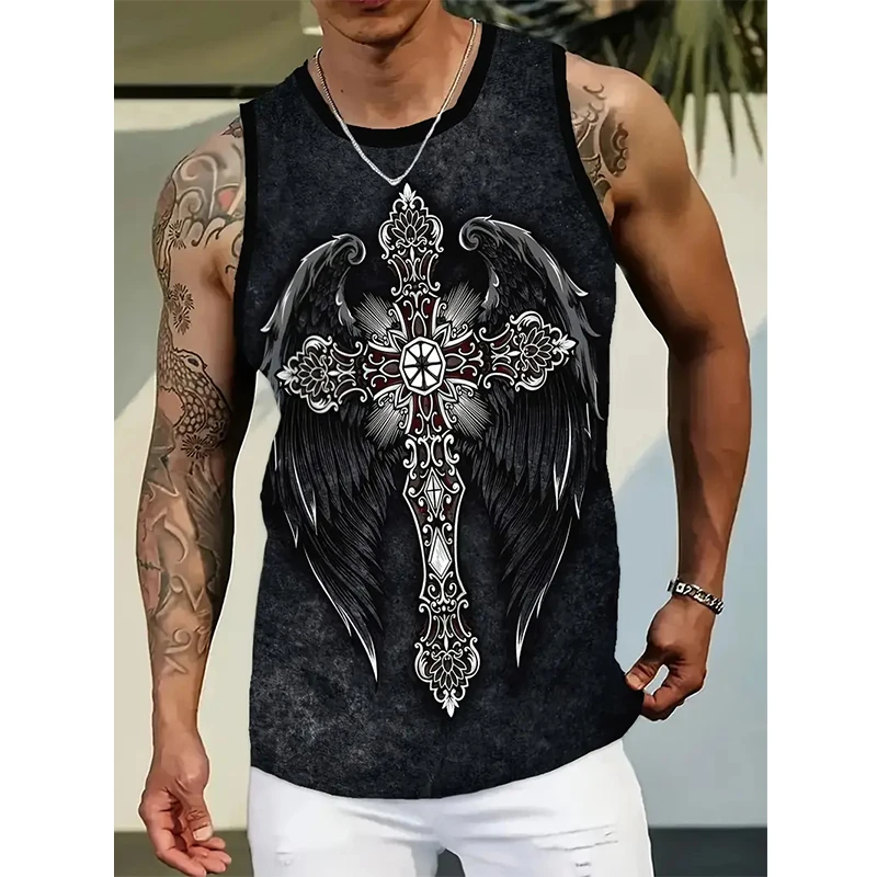 Men's Vintage Shirt Vest Pattern Wing O Neck 3D Outdoor Street Sleeveless Printed Clothing Athletic Casual Big & Tall Tank Top
Men's Vintage Shirt Vest Pattern Wing O Neck 3D Outdoor Street Sleeveless Printed Clothing Athletic Casual Big & Tall Tank Top