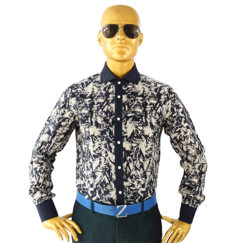Custom Tailor Made Men's Bespoke Cotton Floral Shirts Business Formal Wedding Ware Blouse White with Blue Flower Fashion
Custom Tailor Made Men's Bespoke Cotton Floral Shirts Business Formal Wedding Ware Blouse White with Blue Flower Fashion