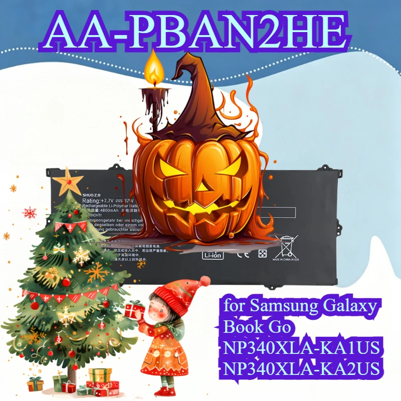 AA-PBAN2HE New Laptop Battery for Samsung Galaxy Book Go NP340XLA-KA1US NP340XLA-KA2US 7.72V 5480mAh 42.3Wh
AA-PBAN2HE New Laptop Battery for Samsung Galaxy Book Go NP340XLA-KA1US NP340XLA-KA2US 7.72V 5480mAh 42.3Wh