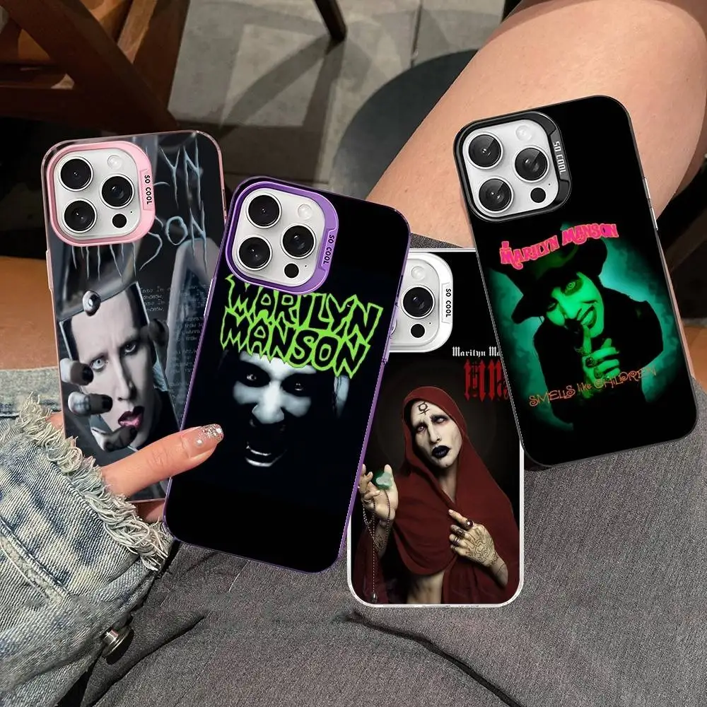 Singer Marilyn Manson Phone Case For iPhone 16 15 14 13 12 11 Pro Max 17 Plus Colorful Cover
Singer Marilyn Manson Phone Case For iPhone 16 15 14 13 12 11 Pro Max 17 Plus Colorful Cover