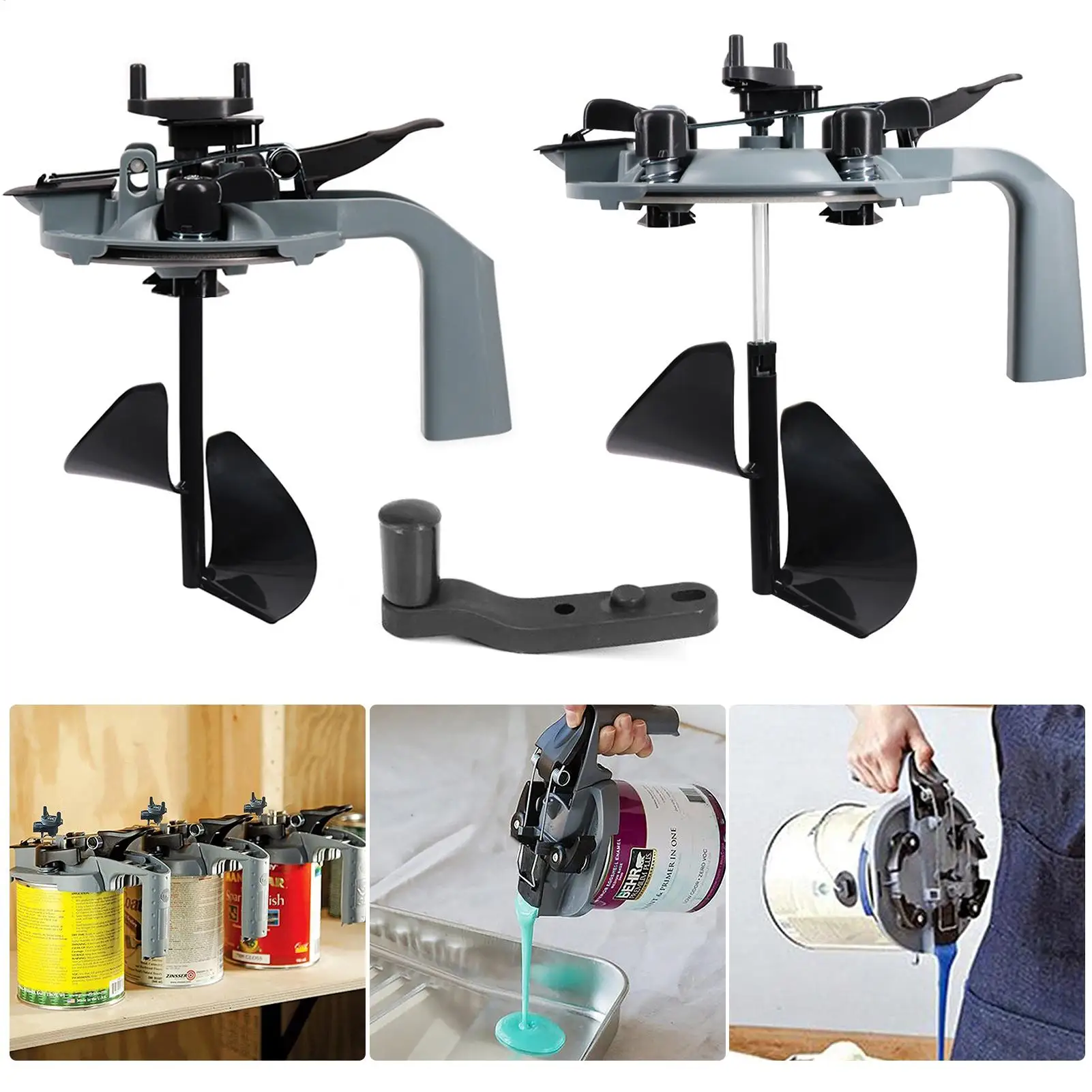 Mixing Mate Paint Can Lid MessFree Handle Paint Color Tool Paint Slurry Mixer Stirrer Paints Coating Paints Dispenser Tools
Mixing Mate Paint Can Lid MessFree Handle Paint Color Tool Paint Slurry Mixer Stirrer Paints Coating Paints Dispenser Tools