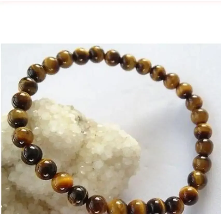 new hot 7" 6mm natural tiger eye gem stone round beads bracelet 
new hot 7" 6mm natural tiger eye gem stone round beads bracelet