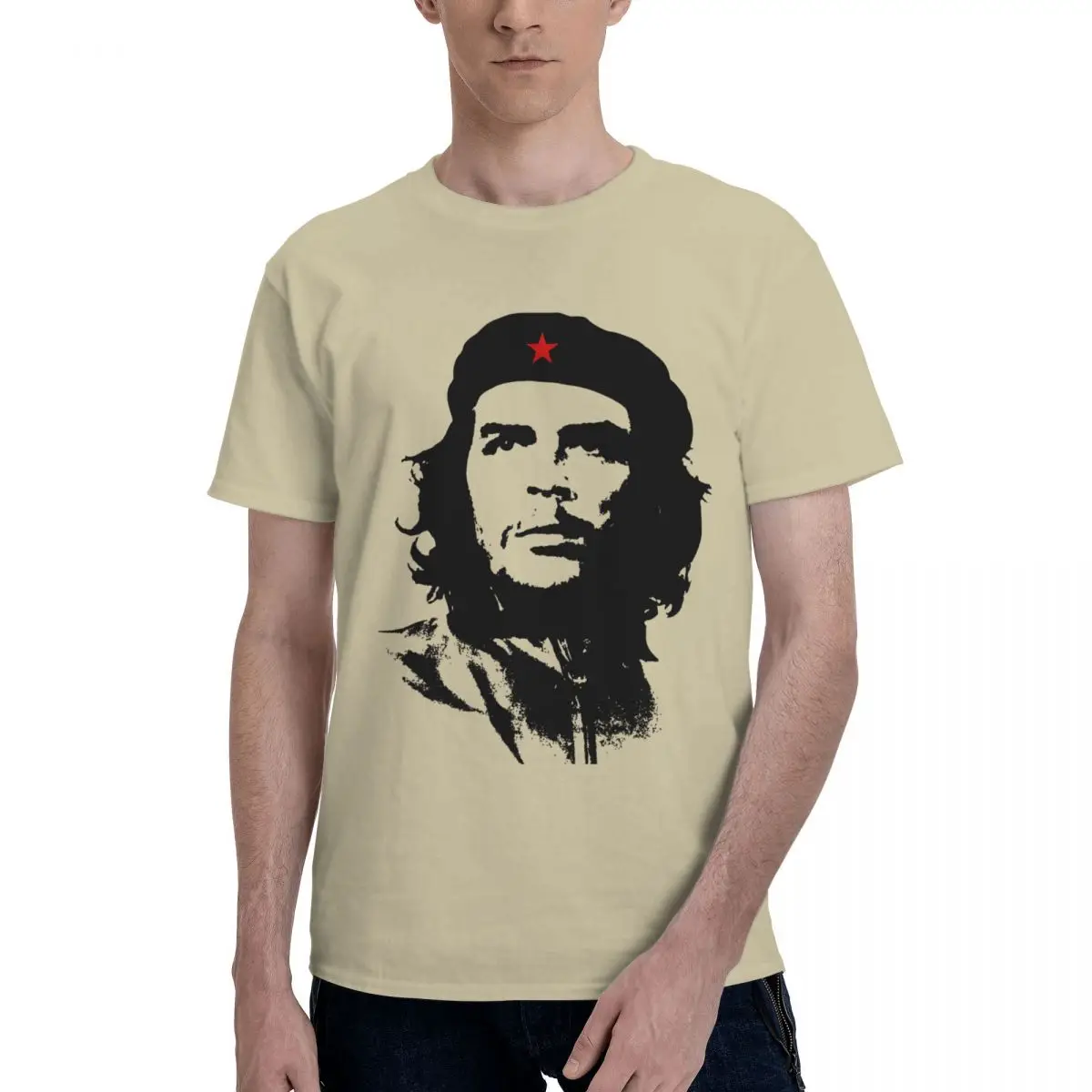 Retro Men's T-shirt Cool S Natural Round Neck Cotton Che Guevara Short Sleeve Man Tee Shirt Gift
Retro Men's T-shirt Cool S Natural Round Neck Cotton Che Guevara Short Sleeve Man Tee Shirt Gift