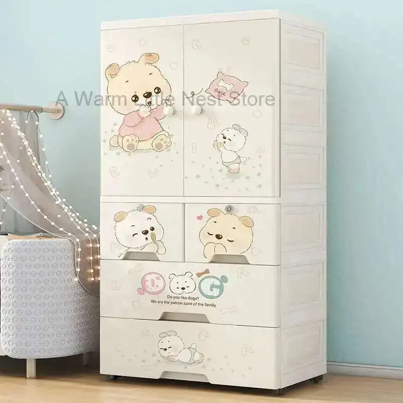 Plastic Baby Storage Cabinet Simple Cartoon Children's Wardrobe For Girls Bedroom Home Infant Storage Home Furniture
Plastic Baby Storage Cabinet Simple Cartoon Children's Wardrobe For Girls Bedroom Home Infant Storage Home Furniture
