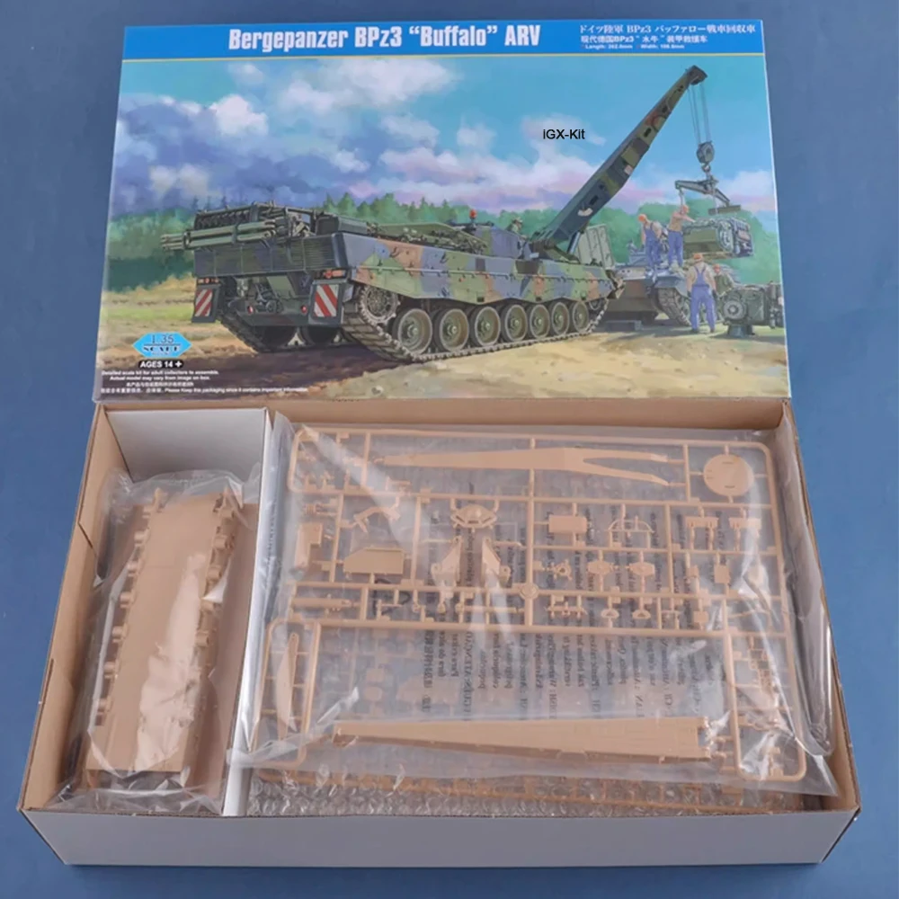 Hobbyboss 84565 1/35 Scale Bergepanzer BPz3 Buffalo 3 ARV Armored Rescue Vehicle Hobby Craft Toy Plastic Model Building Kit
Hobbyboss 84565 1/35 Scale Bergepanzer BPz3 Buffalo 3 ARV Armored Rescue Vehicle Hobby Craft Toy Plastic Model Building Kit