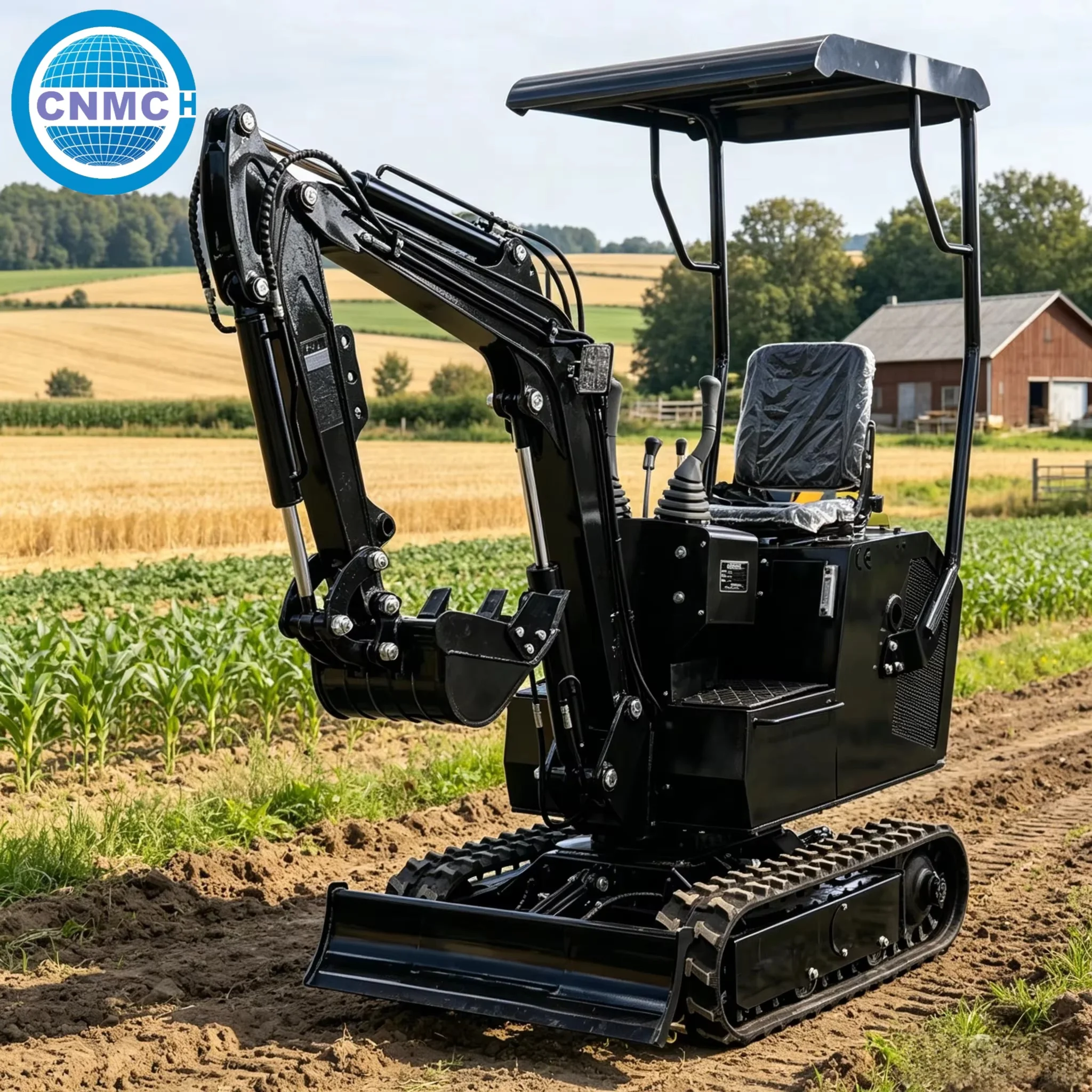 CNMC Mini Excavator Digger 1 Ton Small Crawler Digger Compact Multifunctional Customizable CE EPA Certification Farm Use
CNMC Mini Excavator Digger 1 Ton Small Crawler Digger Compact Multifunctional Customizable CE EPA Certification Farm Use