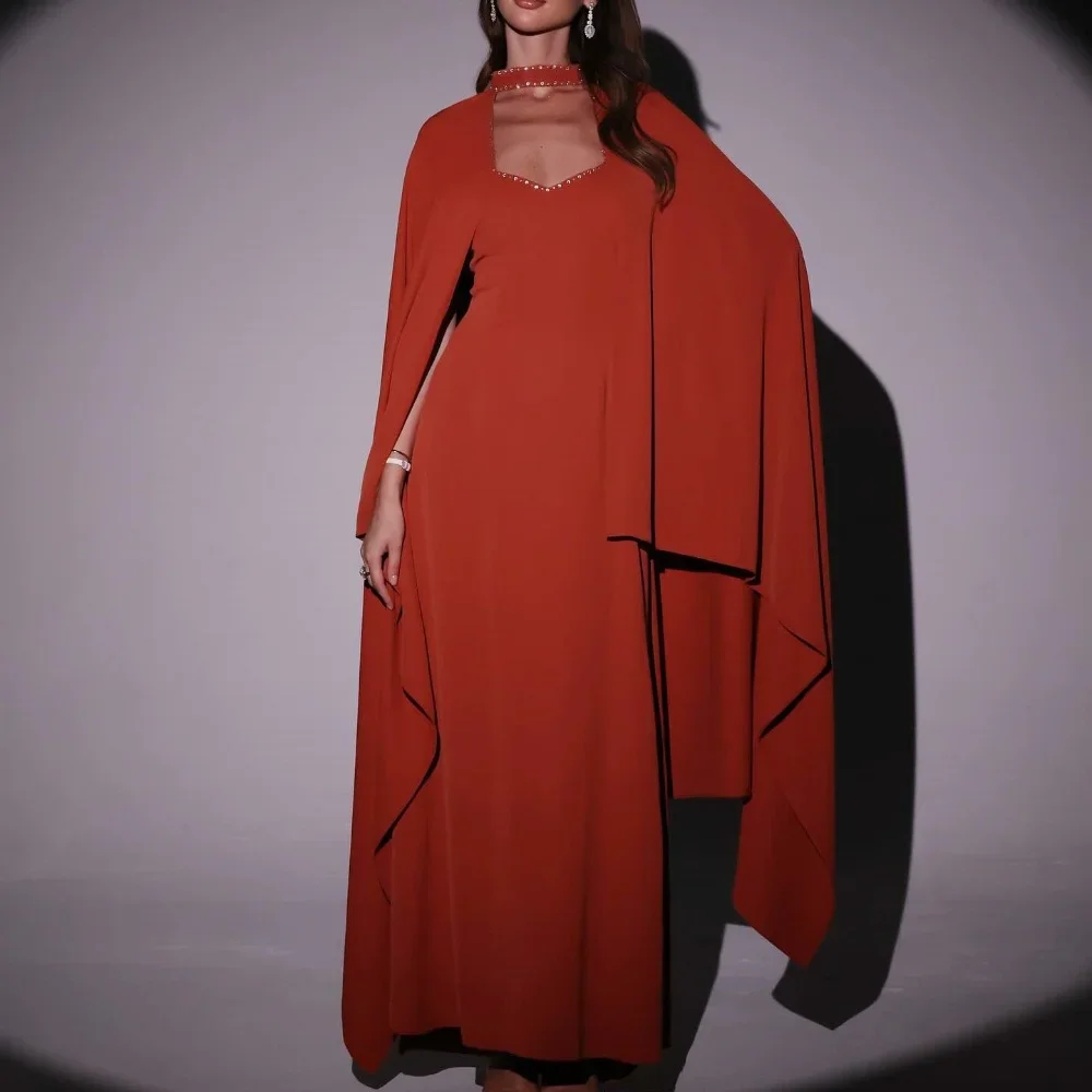 Customized Jersey Sequined Ruched Valentine's Day A-line High Collar Bespoke Occasion Gown Midi Dresses
Customized Jersey Sequined Ruched Valentine's Day A-line High Collar Bespoke Occasion Gown Midi Dresses