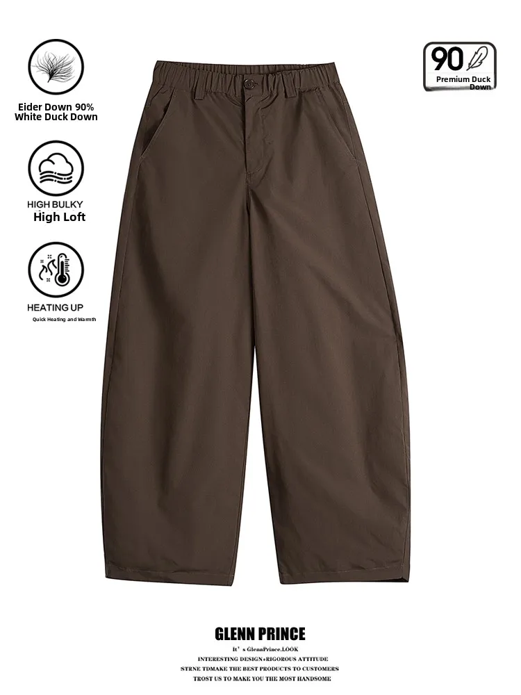 GPstudio Basic Color 90 White Duck down Thickened Outdoor Warm Straight Leg Winter down Trousers Knife Pants for Men
GPstudio Basic Color 90 White Duck down Thickened Outdoor Warm Straight Leg Winter down Trousers Knife Pants for Men