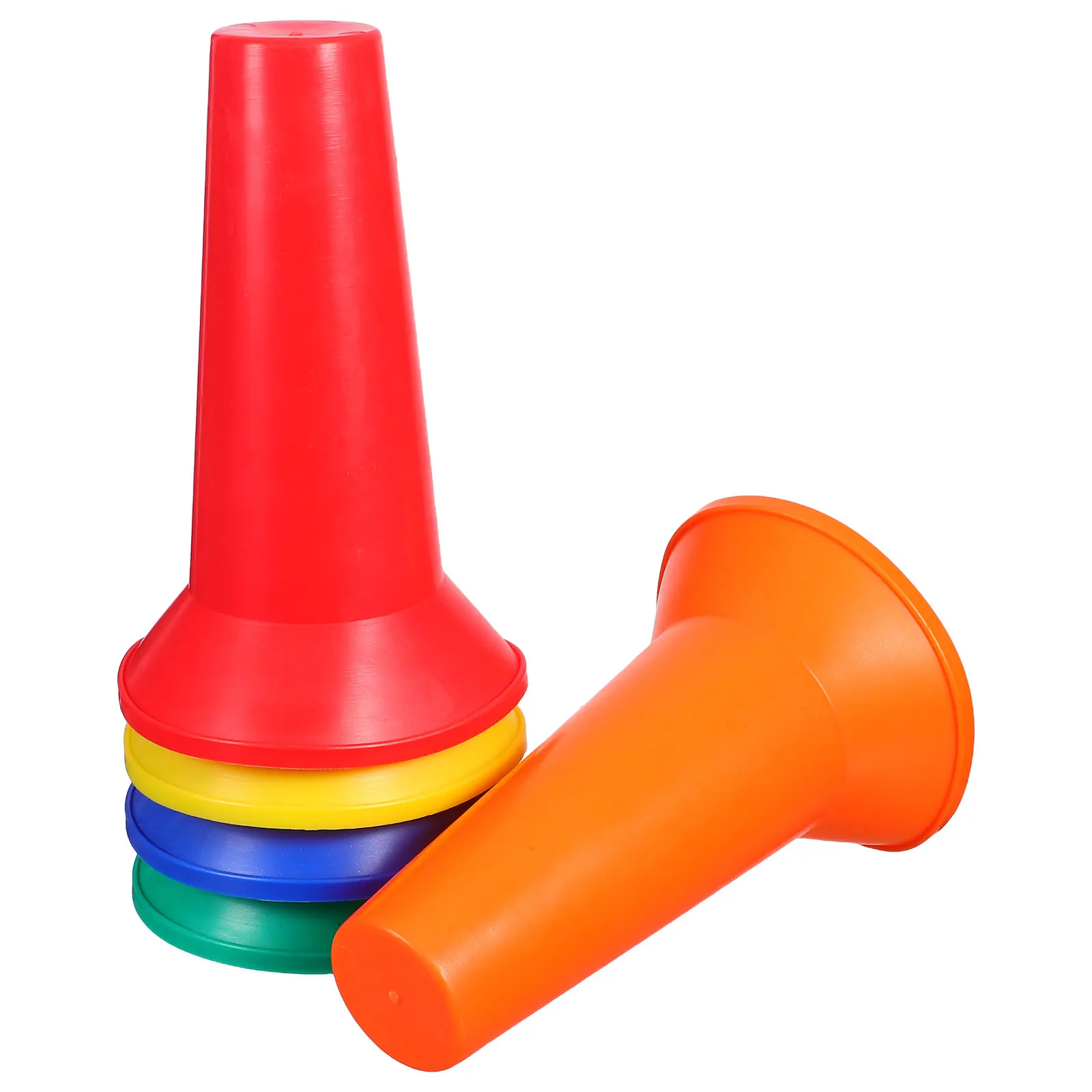 5 шт. 17 см пластиковые спортивные конусы универсальные тренировочные полевые маркеры для футбола, катания на коньках, устойчивые к атмосферным воздействиям, безопасность
5 шт. 17 см пластиковые спортивные конусы универсальные тренировочные полевые маркеры для футбола, катания на коньках, устойчивые к атмосферным воздействиям, безопасность