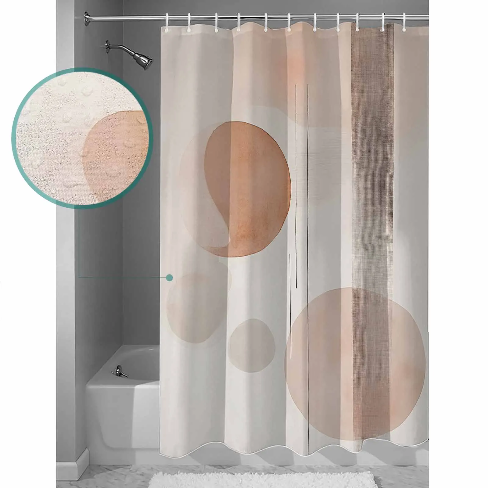 Minimalist Bohemian Color Block Shower Curtain High Quality Bathroom Waterproof Fabric Toilet Simple Style Decor
Minimalist Bohemian Color Block Shower Curtain High Quality Bathroom Waterproof Fabric Toilet Simple Style Decor