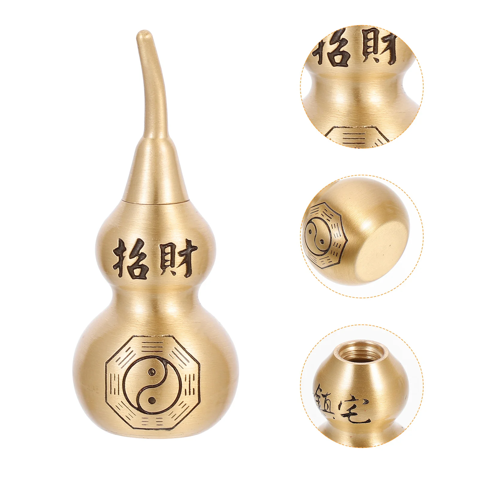 Gourd Calabash Chinese-style Ornament Chic Adornment Home Auspicious Decoration Copper Unique Cake Decorations
Gourd Calabash Chinese-style Ornament Chic Adornment Home Auspicious Decoration Copper Unique Cake Decorations