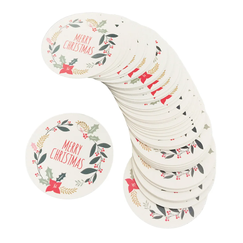 50PCS Merry Christmas Hanging Tags Decorative Round Paper Tags Christmas Gift Wrap Label DIY Tags (No Rope)
50PCS Merry Christmas Hanging Tags Decorative Round Paper Tags Christmas Gift Wrap Label DIY Tags (No Rope)