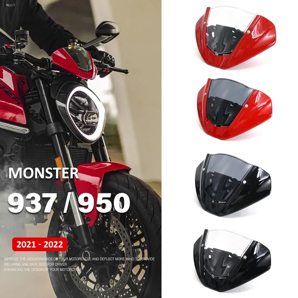 Motorcycle Windshield Wind Screen Shield Deflector Protector Cover Accessories For Ducati MONSTER 950 Monster 937 2024 2023 2022
Motorcycle Windshield Wind Screen Shield Deflector Protector Cover Accessories For Ducati MONSTER 950 Monster 937 2024 2023 2022