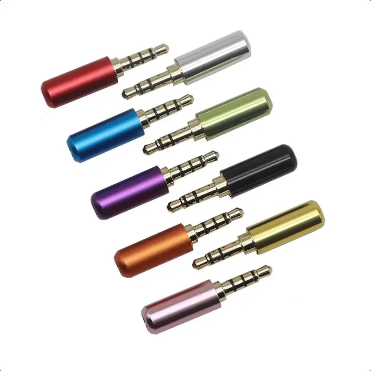 【15-2PCS】3.5mm 3/4 Pole Male Audio Plug RCA 3.5 Jack for DIY Headset Dual Track Repair Headphone Earphone Cable Connector
【15-2PCS】3.5mm 3/4 Pole Male Audio Plug RCA 3.5 Jack for DIY Headset Dual Track Repair Headphone Earphone Cable Connector