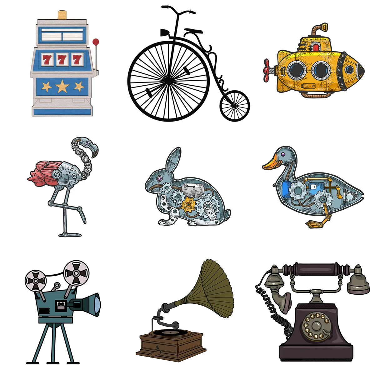Set of vintage machinery Metal Craft Dies Cutting for Diy Scrapbooking Paper Stencils New Embossing Dies 2023
Set of vintage machinery Metal Craft Dies Cutting for Diy Scrapbooking Paper Stencils New Embossing Dies 2023