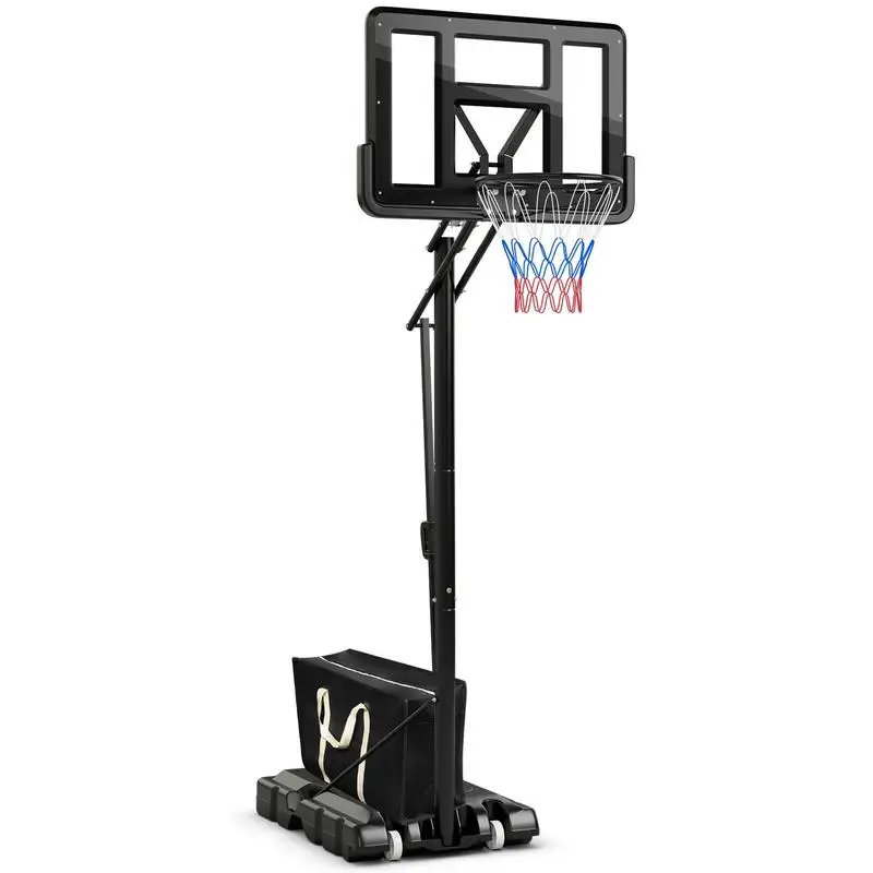 Portable Basketball Hoop with 4.6 to 10 Feet 10-Level Height Adjustable
Portable Basketball Hoop with 4.6 to 10 Feet 10-Level Height Adjustable