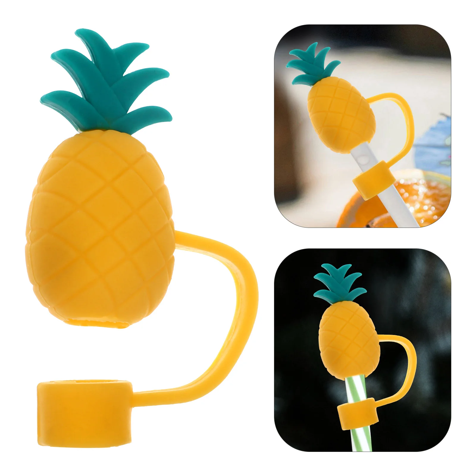 4 PCS Straw Topper Pineapple Cap Tips Silicone Covers Extra Long Straws Silica Gel
4 PCS Straw Topper Pineapple Cap Tips Silicone Covers Extra Long Straws Silica Gel