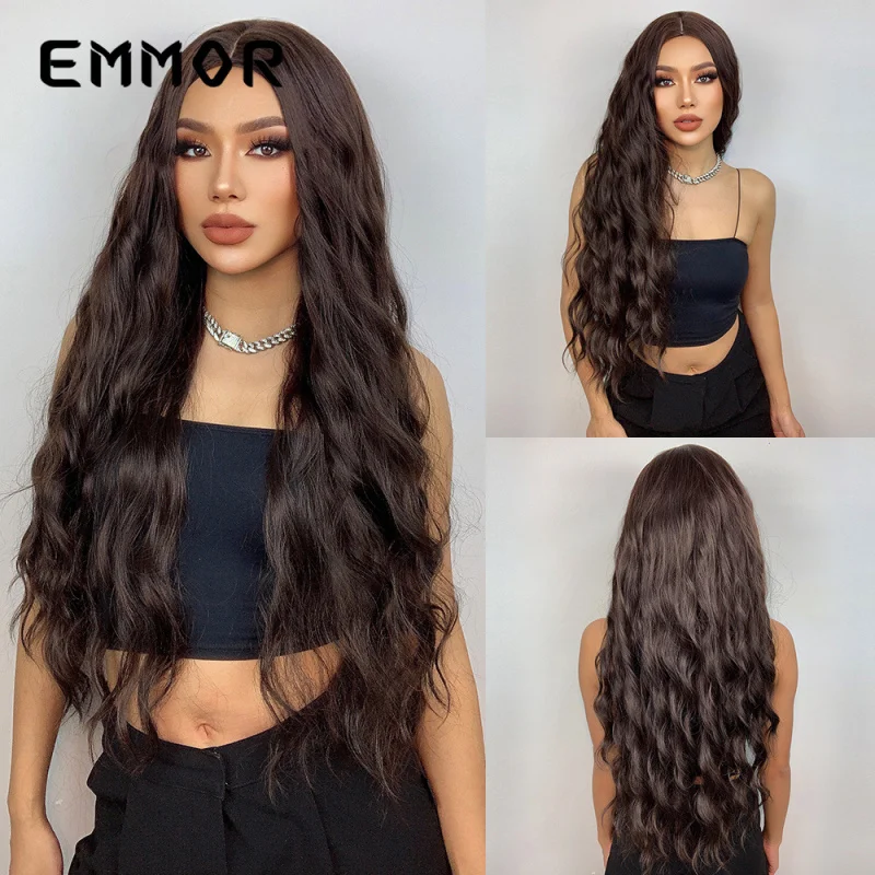 Big wavy long curly wig, full head style, naturally voluminous and fashionable
Big wavy long curly wig, full head style, naturally voluminous and fashionable