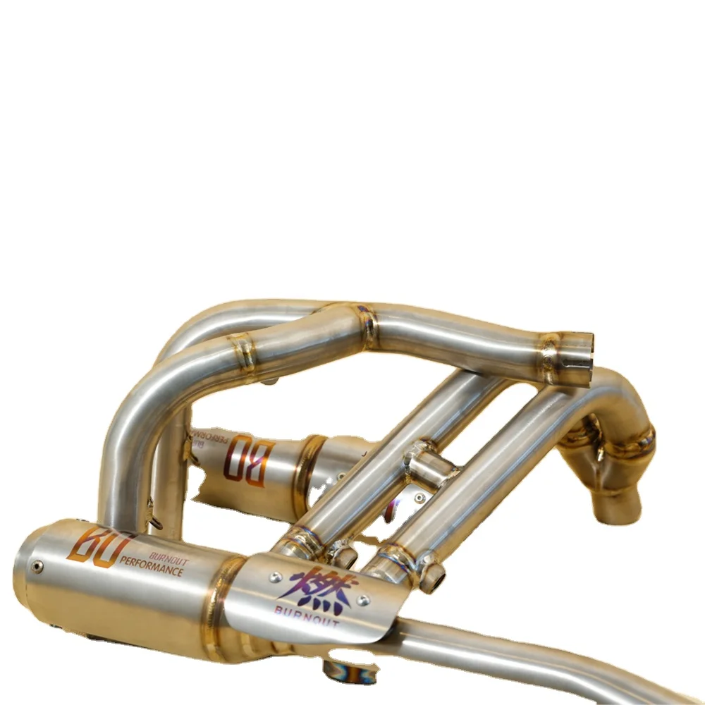 For CF MOTO 450Sr Modified Exhaust Pipe High-Position Dual Outlet Full Titanium Alloy Exhaust!
For CF MOTO 450Sr Modified Exhaust Pipe High-Position Dual Outlet Full Titanium Alloy Exhaust!