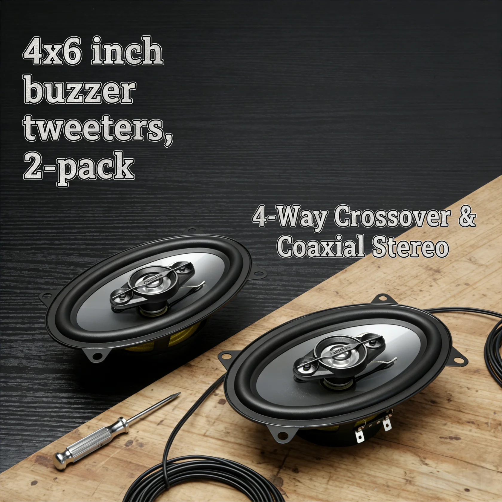 2PC-450W four-way speakers for car audio upgrades/replacements, car stereo systems, and durable audio components.
2PC-450W four-way speakers for car audio upgrades/replacements, car stereo systems, and durable audio components.