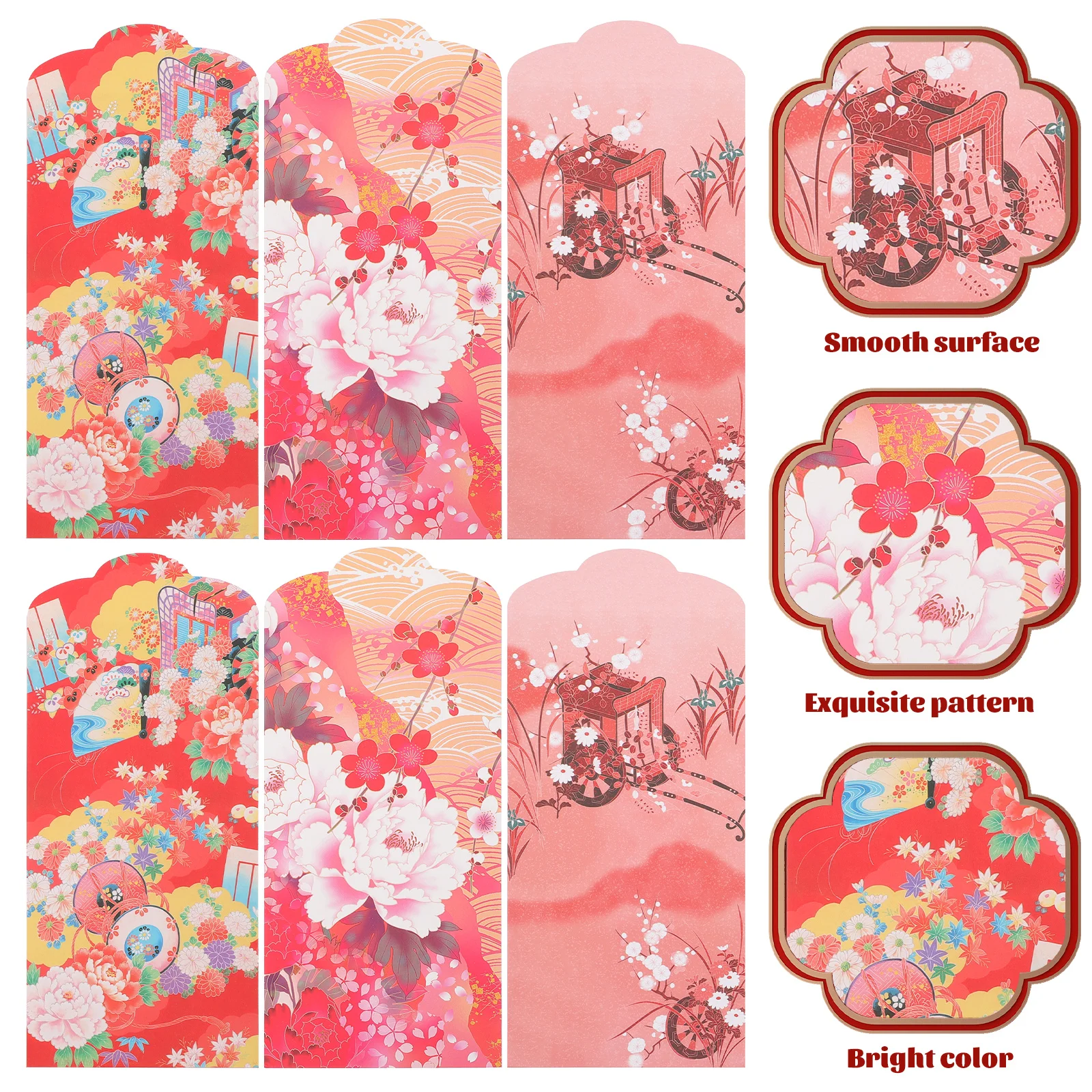 30pcs Red Envelopes Japanese Style New Year Packets Money Pouches Paper Gifts Delicate Presents Envelope Printing
30pcs Red Envelopes Japanese Style New Year Packets Money Pouches Paper Gifts Delicate Presents Envelope Printing