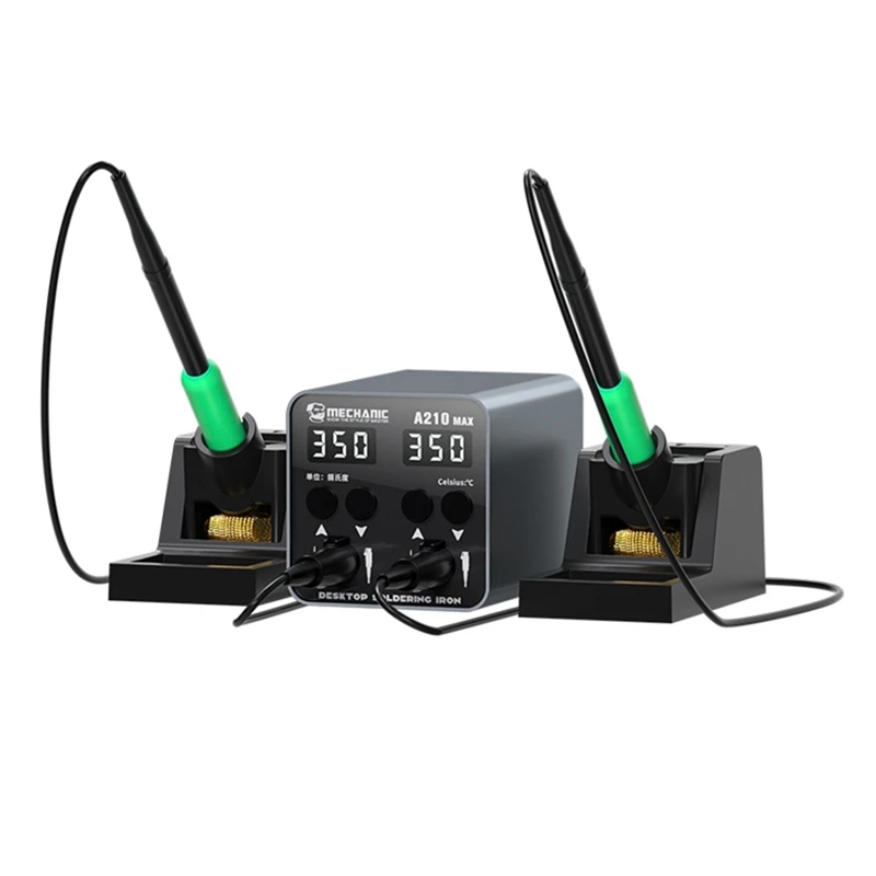 ABKD MECHANIC A210 MAX Soldering Station Tips Double Station Welding Station Core Short Circuit Protection Welding Station EU Pl
ABKD MECHANIC A210 MAX Soldering Station Tips Double Station Welding Station Core Short Circuit Protection Welding Station EU Pl
