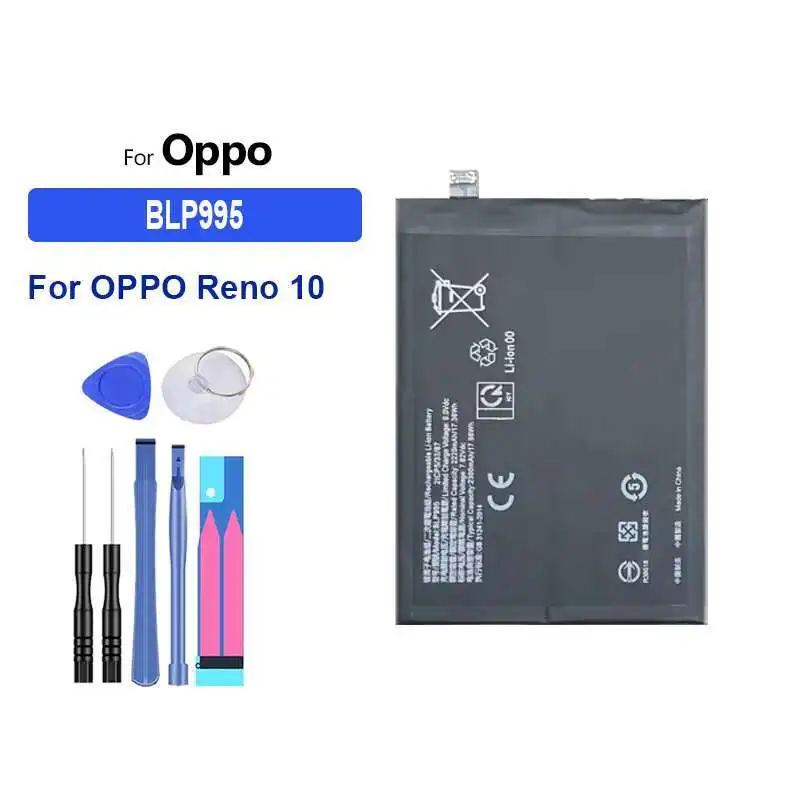 BLP995 Аккумулятор мобильного телефона для Oppo Reno 10 4450 мАч, долговечная работа
BLP995 Аккумулятор мобильного телефона для Oppo Reno 10 4450 мАч, долговечная работа