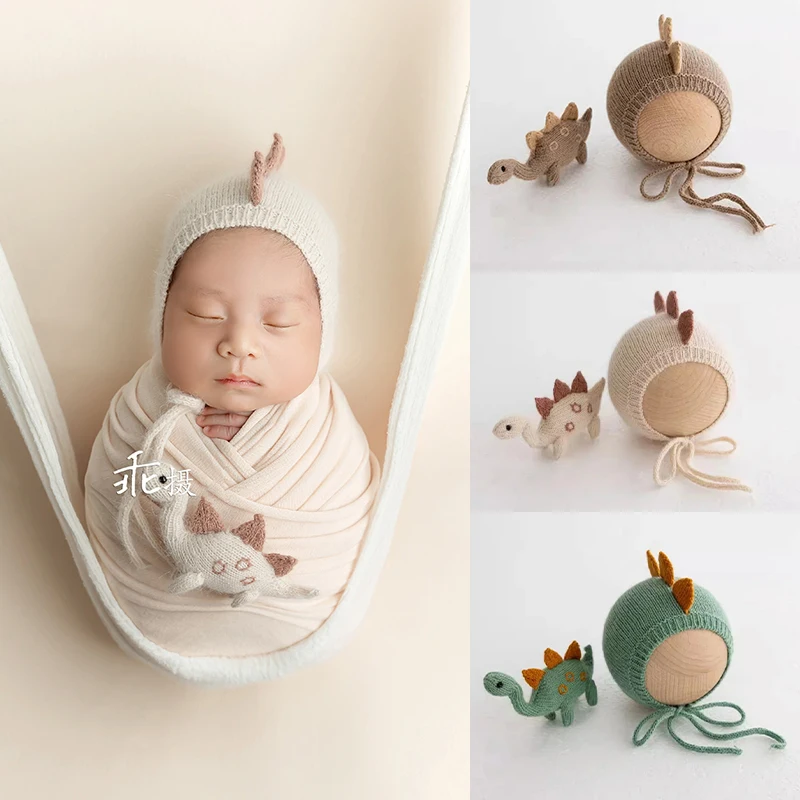 Newborn Photography Props Cute Dinosaur Hat Doll Toys Set 0-1 Month Baby Shoot Accessories Infant Baby Crochet Knitted Hat
Newborn Photography Props Cute Dinosaur Hat Doll Toys Set 0-1 Month Baby Shoot Accessories Infant Baby Crochet Knitted Hat
