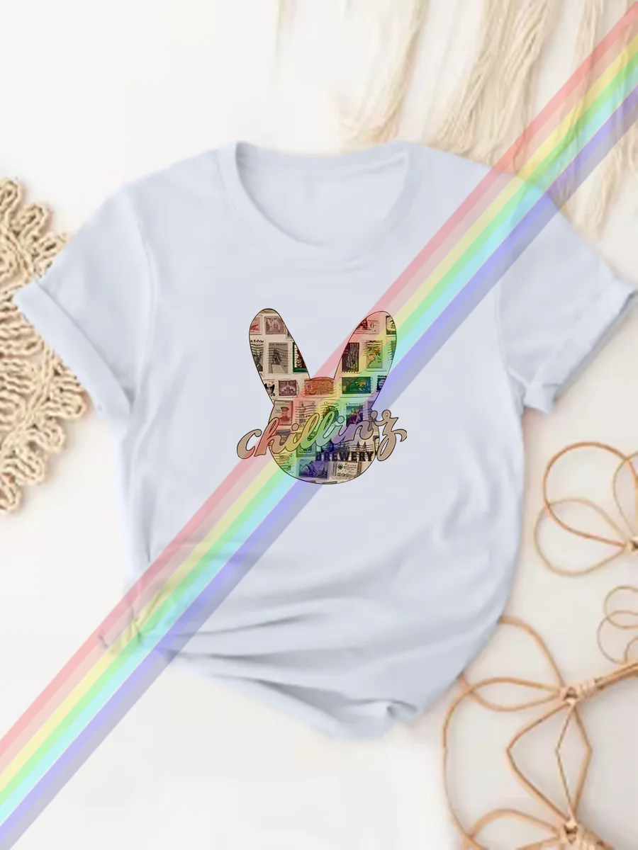 90s Trend Cute fashion graphic Cartoon Letters Rabbit Short sleeve Summer Street Y2K shirt Printed T-shirt clothing White top
90s Trend Cute fashion graphic Cartoon Letters Rabbit Short sleeve Summer Street Y2K shirt Printed T-shirt clothing White top