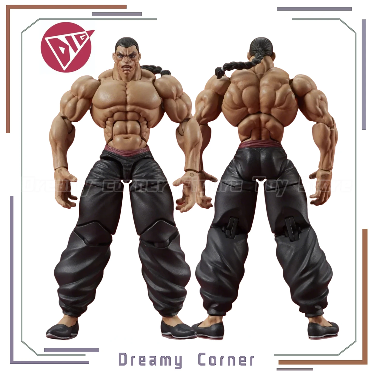 【In Stock】DIG DIGACTION BAKI Retsu Kaioh 1/24 Action Figure
【In Stock】DIG DIGACTION BAKI Retsu Kaioh 1/24 Action Figure