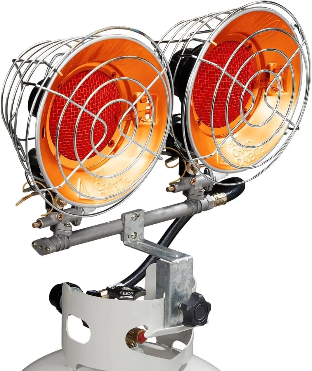 Double Burner Propane Tank Top Heater for Camping Patio Outdoor Use, 30,000 BTU, Silver
Double Burner Propane Tank Top Heater for Camping Patio Outdoor Use, 30,000 BTU, Silver