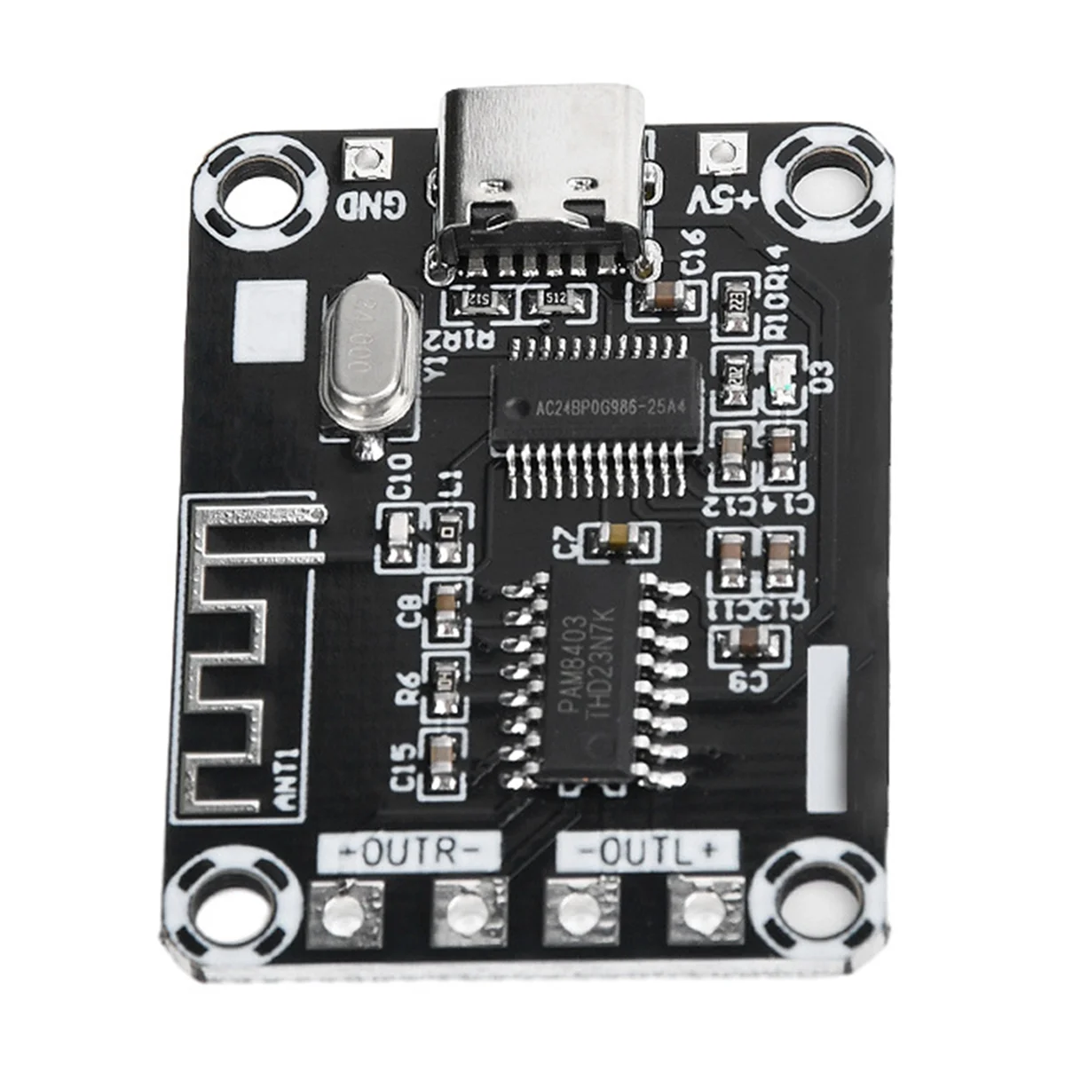 B02B-PAM8403 Digital Bluetooth Amplifier Board DC5V Mini Case TYPE-C Powered 5W USB Amplifier Board Module
B02B-PAM8403 Digital Bluetooth Amplifier Board DC5V Mini Case TYPE-C Powered 5W USB Amplifier Board Module