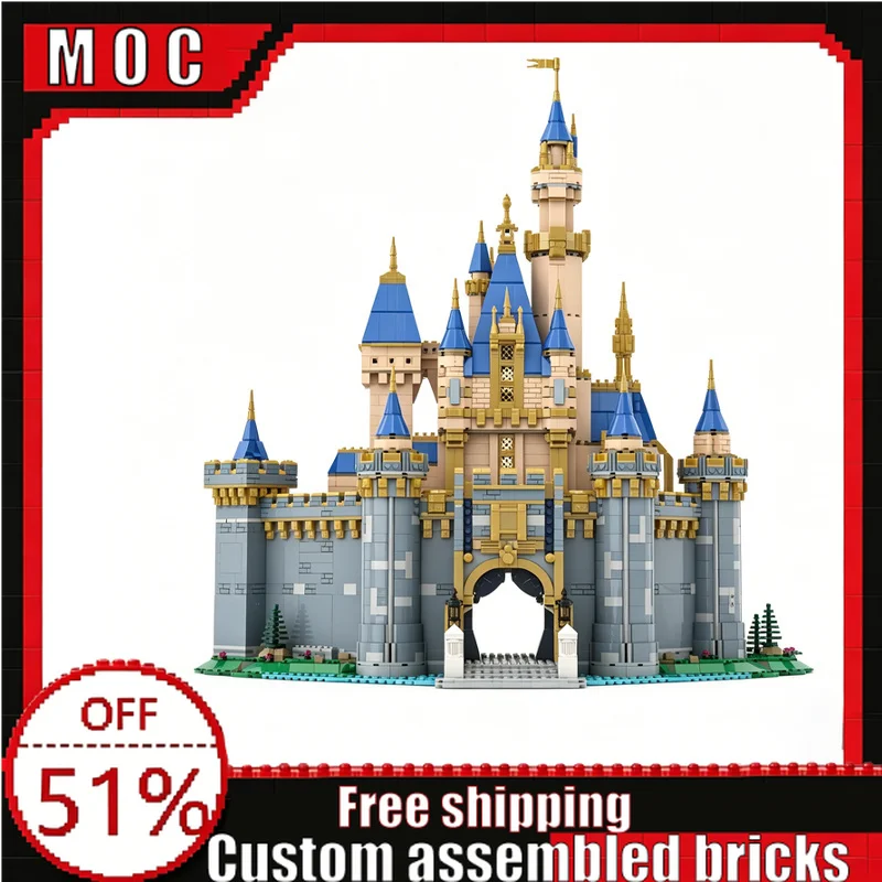3496 Parts Fantasy California Castle Building Blocks Bricks Model Educational DIY Assembly Toy Creative Birthday Christmas Gifts
3496 Parts Fantasy California Castle Building Blocks Bricks Model Educational DIY Assembly Toy Creative Birthday Christmas Gifts