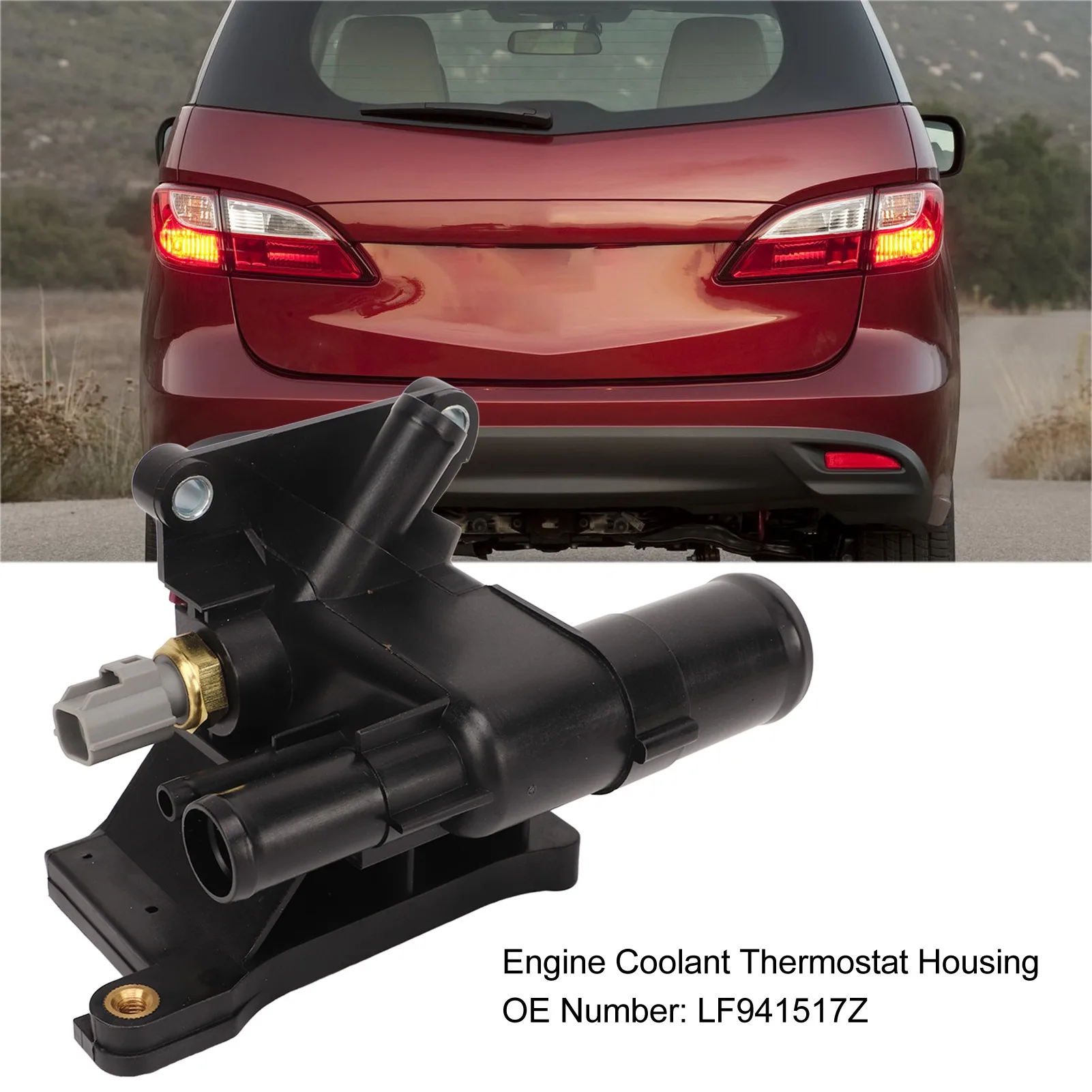 Фланец выпускного патрубка системы охлаждения двигателя, термостат в сборе, устойчивый к утечкам и термостатик, аналог LF941517Z, для Mazda 3, 5, 6, CX-7
Фланец выпускного патрубка системы охлаждения двигателя, термостат в сборе, устойчивый к утечкам и термостатик, аналог LF941517Z, для Mazda 3, 5, 6, CX-7