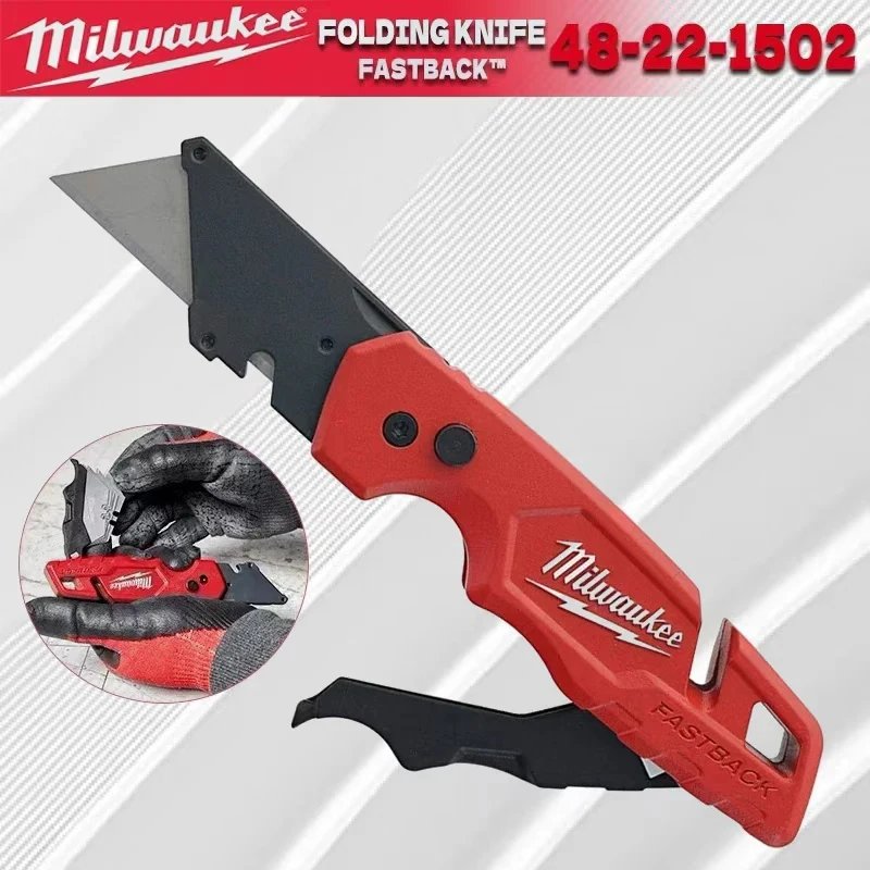 Milwaukee 48-22-1502 Art Knife, Quick Folding Metal Folding Tool Knife with Blade Storage
Milwaukee 48-22-1502 Art Knife, Quick Folding Metal Folding Tool Knife with Blade Storage